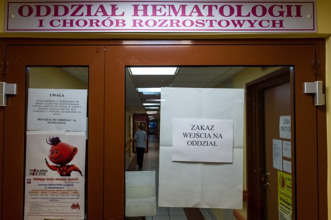 Szpital w Legnicy wprowadził zakaz odwiedzin /Maciej Kulczyński /PAP