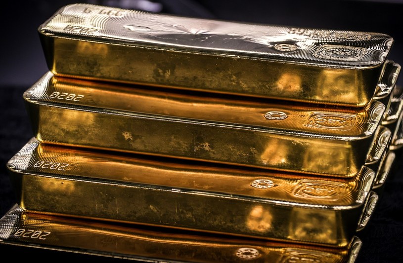 Sztabki złota (zdj. ilustracyjne) /DAVID GREY /AFP