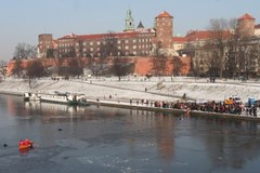 Sztafeta morsów pod Wawelem