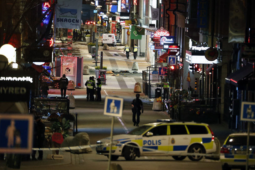 Sztokholm: Miejsce ataku /AFP
