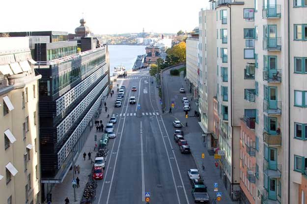 Sztokholm, widok z ppunktu widokowego Katarinahissen /Fot. Elżbieta Stożek /Reporter