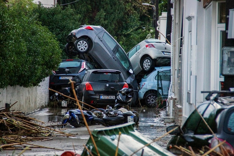 Sztorm Bora, który nawiedził grecką wyspę Rodos /STRINGER/AFP/East News /East News