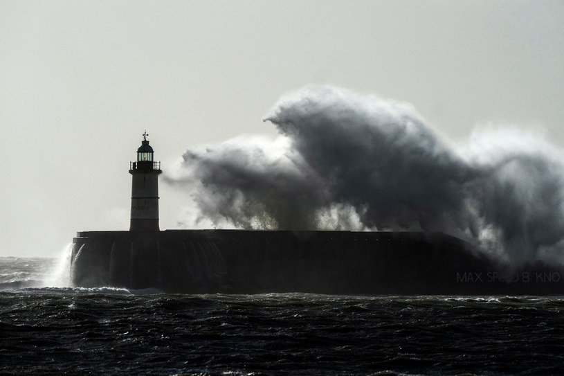 Sztorm Ciara w Newhaven /WILL OLIVER  /PAP