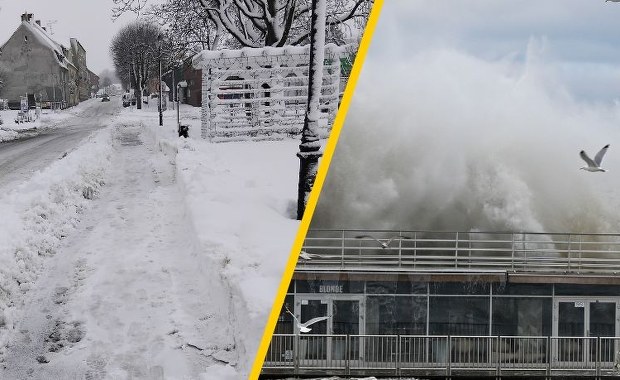 Sztorm nad morzem, lawiny możliwe w górach, ślizgawica w całym kraju