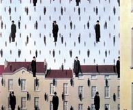 Sztuka belgijska: René Magritte, Spadanie, 1953 /Encyklopedia Internautica