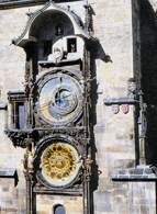 Sztuka czeska: zegar z praskiego ratusza, dzieło Mikulaša z Kadaně, 1410 /Encyklopedia Internautica