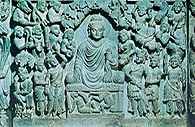 Sztuka Gandhary, książę Siddharta staje się Buddą /Encyklopedia Internautica
