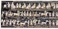 Sztuka Mezopotamii, sztandar z Ur, ok. 2600 r. p.n.e. /Encyklopedia Internautica