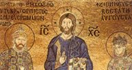 Sztuka turecka, Chrystus Pantokrator, mozaika z XI w. w Hagia Sophia /Encyklopedia Internautica