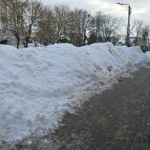 Sztum wciąż w zaspach. Trwa akcja wywożenia śniegu