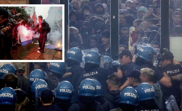 Szturm na dworzec. Dantejskie sceny w Mediolanie