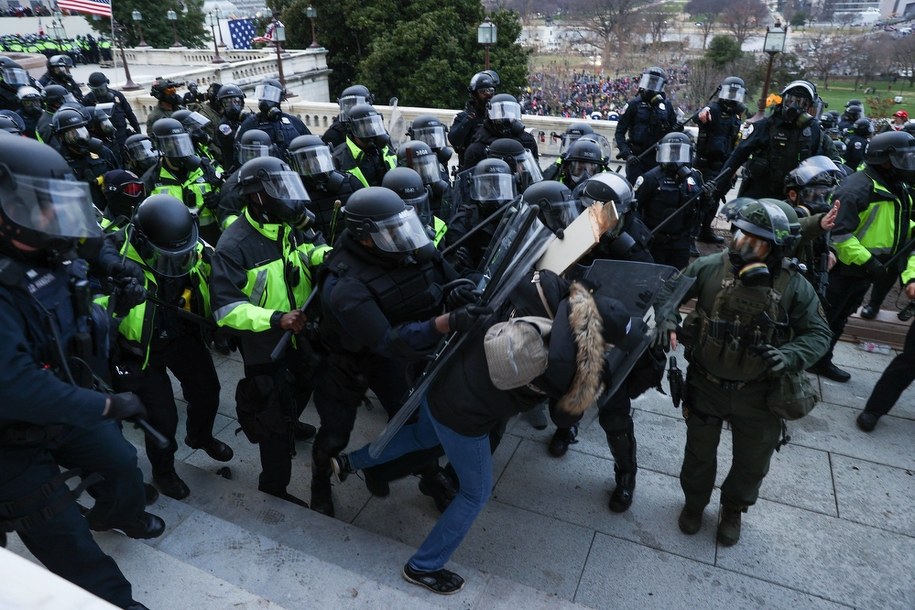 Szturm na Kapitol /PAP/Abaca