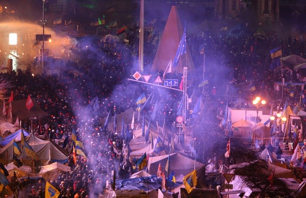 Szturm na Majdan /IGOR KOVALENKO /PAP/EPA