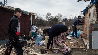 Szturm na obozowisko Romów. Zrównali je z ziemią