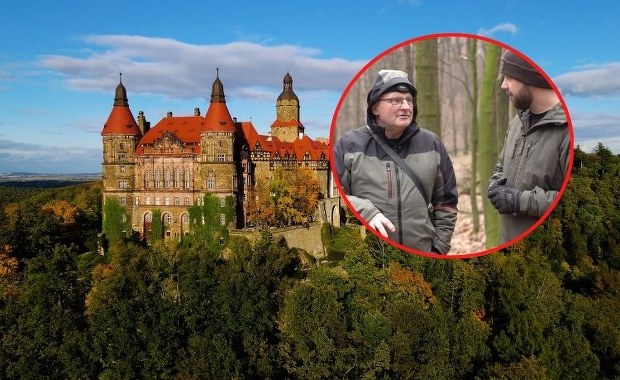 Szukał "Złotego Pociągu", teraz dowiercił się do tunelu niedaleko słynnego Zamku Książ? 