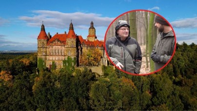 Szukał "Złotego Pociągu", teraz dowiercił się do tunelu niedaleko słynnego Zamku Książ? 