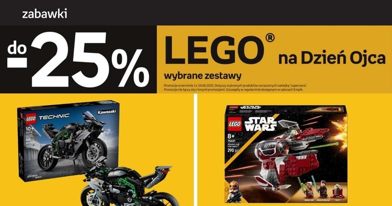 Szukasz prezentu na Dzień Taty? Empik przecenił najlepsze zestawy klocków LEGO! /Empik /INTERIA.PL