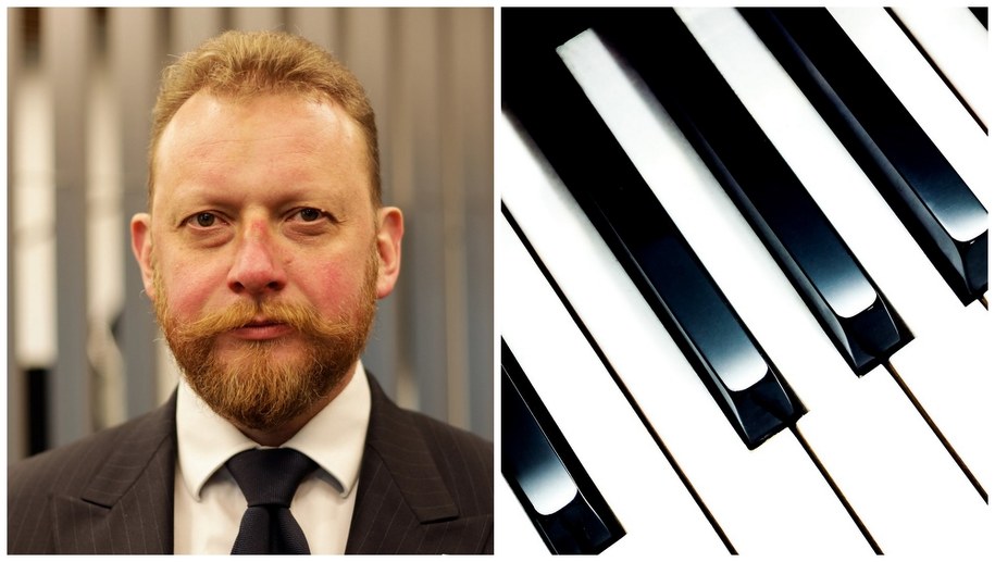 Łukasz Szumowski gra na fortepianie u Roberta Mazurka