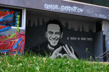 Szwajcaria: W Genewie powstał mural z portretem Aleksieja Nawalnego
