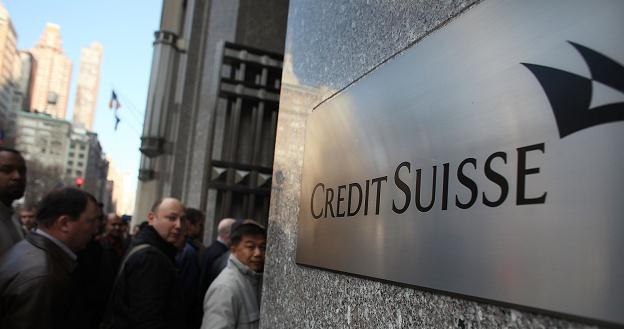 Szwajcarski bank Credit Suisse zwolni do 5000 osób w działach bankowości inwestycyjnej /AFP