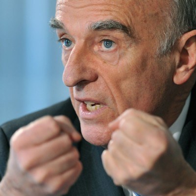 Szwajcarski minister finansów Hans-Rudolf Merz /AFP