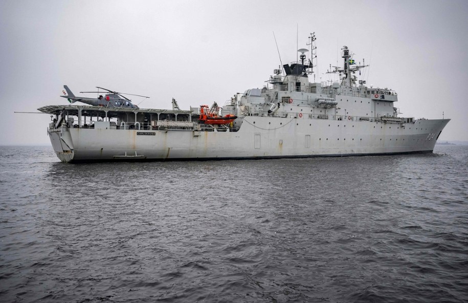 Szwedzki okręt HMS Carlskrona /JOHAN NILSSON/AFP /East News