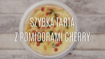 Szybka tarta z pomidorami cherry