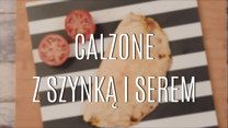 Szybkie calzone z szynką i serem