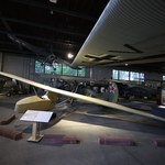 Szybowiec Salamandra po renowacji na ekspozycji w Muzeum Lotnictwa Polskiego