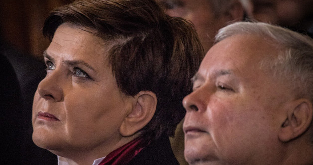 Szydło i Kaczyński /- /East News