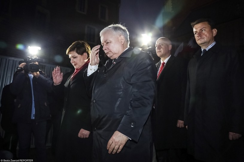Szydło i Kaczyński /- /East News