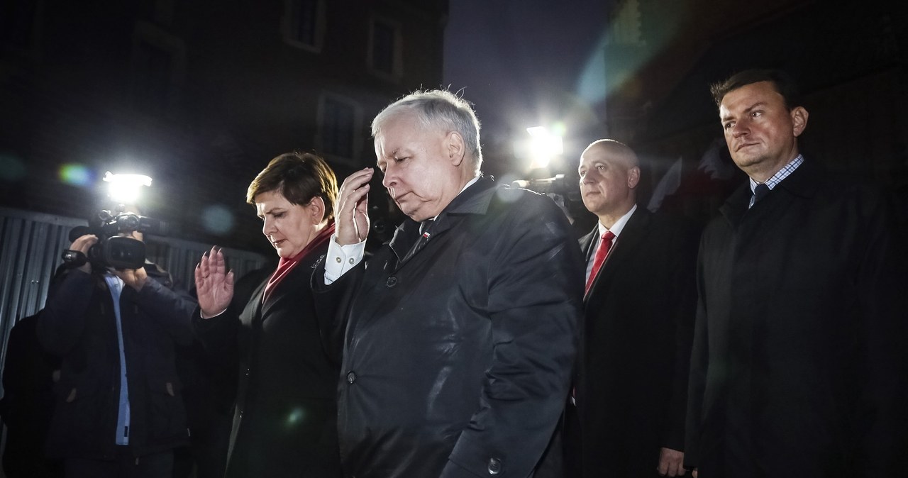 Szydło i Kaczyński /- /East News