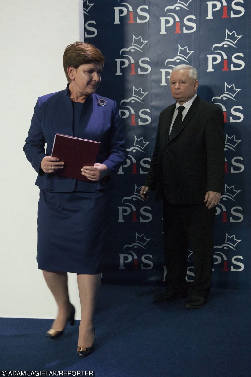 Szydło i Kaczyński /- /East News