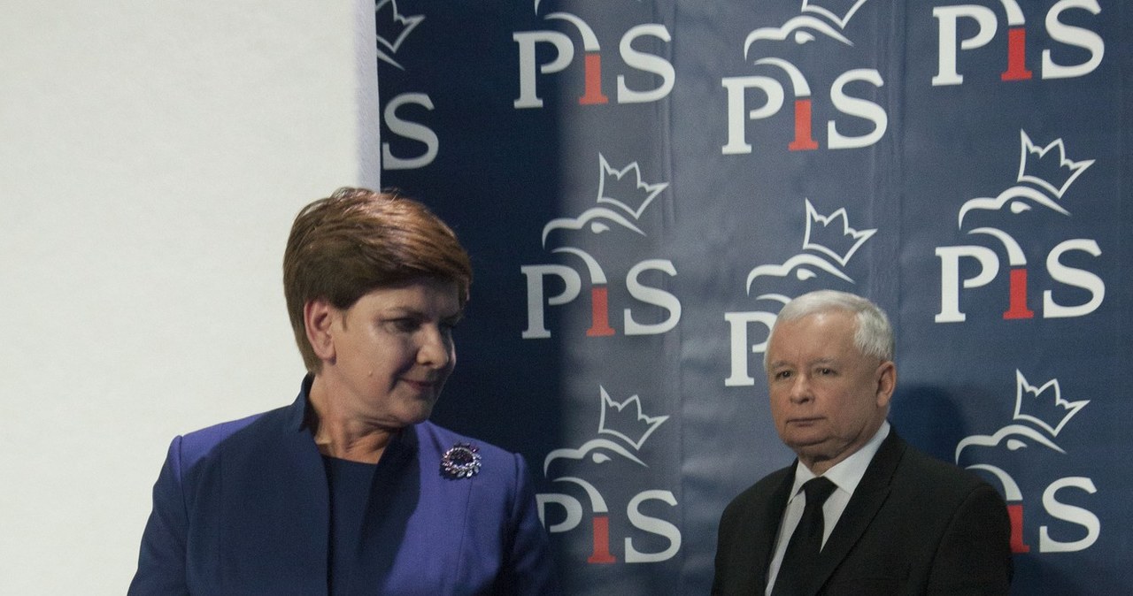 Szydło i Kaczyński /- /East News