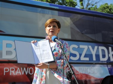 Szydło: Pismo ws. dodania pytań w referendum skierowane do prezydenta