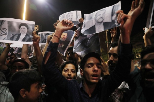 Szyici w Indiach opłakują śmierć irańskiego prezydenta Ebrahima Raisiego /FAROOQ KHAN  /EPA