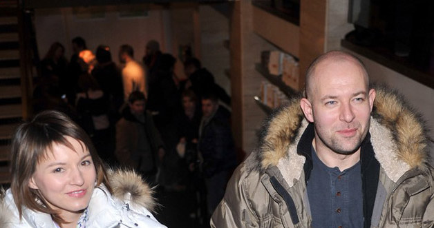 Szymon Bobrowski z żoną Olą /Lech Gawuc /Reporter
