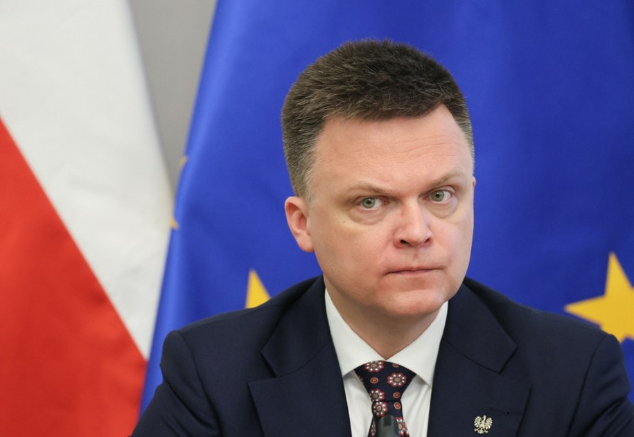 Szymon Hołownia odpowiada na zarzuty politykom opozycji /Adam Burakowski /East News