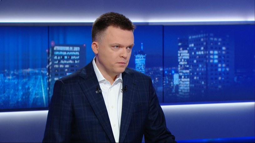 Szymon Hołownia w "Gościu Wydarzeń" /Polsat News /Polsat News