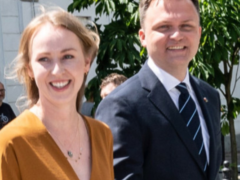 Szymon Hołownia z żoną Urszulą /Jacek Dominski/REPORTER /Reporter