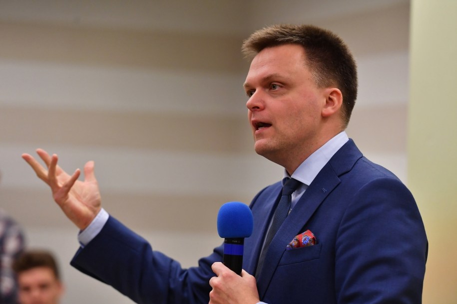 Szymon Hołownia / 	Piotr Polak    /PAP