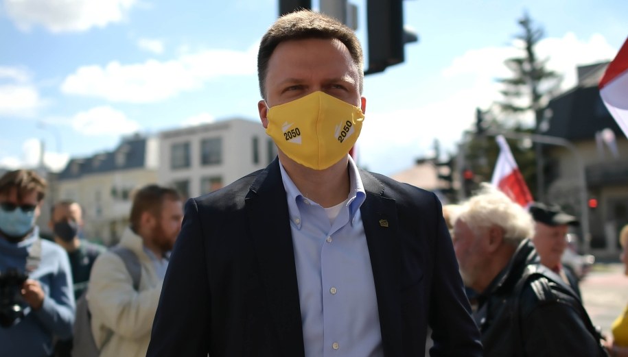 Szymon Hołownia / 	Marcin Obara  /PAP