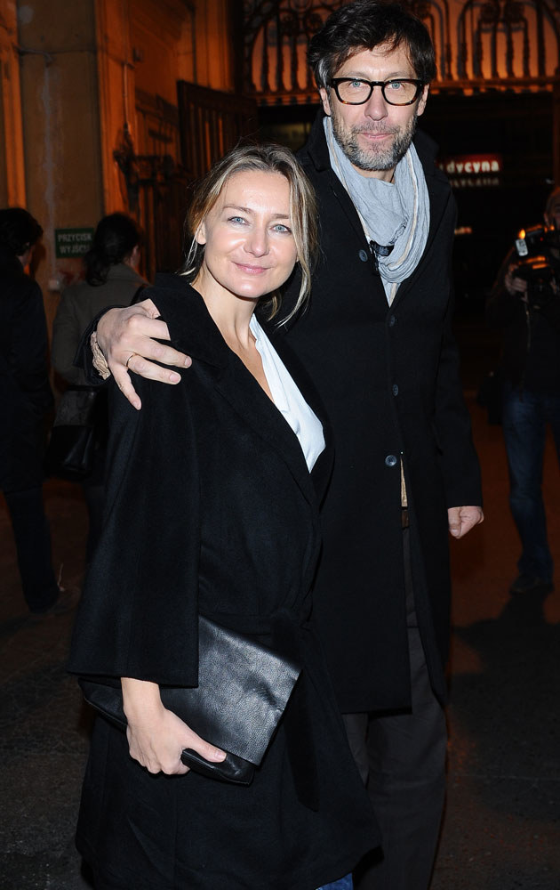 Szymon Majewski z żoną /Andras Szilagyi /MWMedia