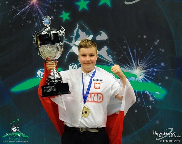 Szymon otrzymał tytuł MVP Mistrzostw Europy Juniorów Młodszych. /