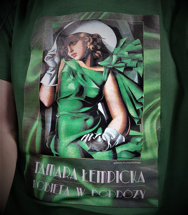 T-shirt z autoportretem Tamary /Bogdan Zalewski /RMF24