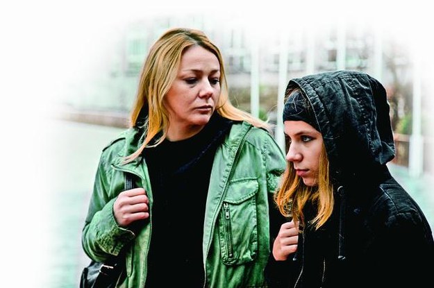 "Dzień Kobiet" - Katarzyna Kwiatkowska walczy o siebie – Ta 16-latka to urodzona aktorka! Ma zwierzęcą łatwość współpracy z kamerą – mówi o Julii Czuraj, która zagrała jej ekranową córkę Miśkę. /Mat. Prasowe