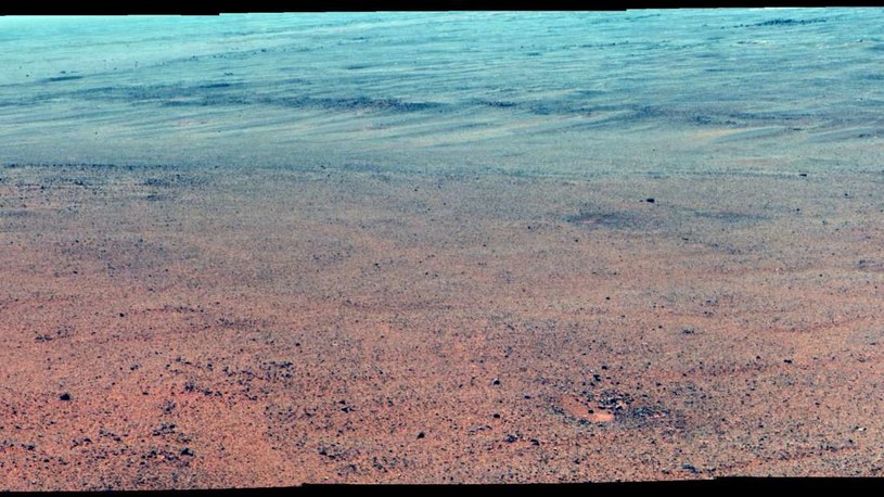 Ta dolina została ukształtowana przez płynącą wodę - obecność nadchloranów magnezu odzwierciedla warunki panujące na Marsie /materiały prasowe