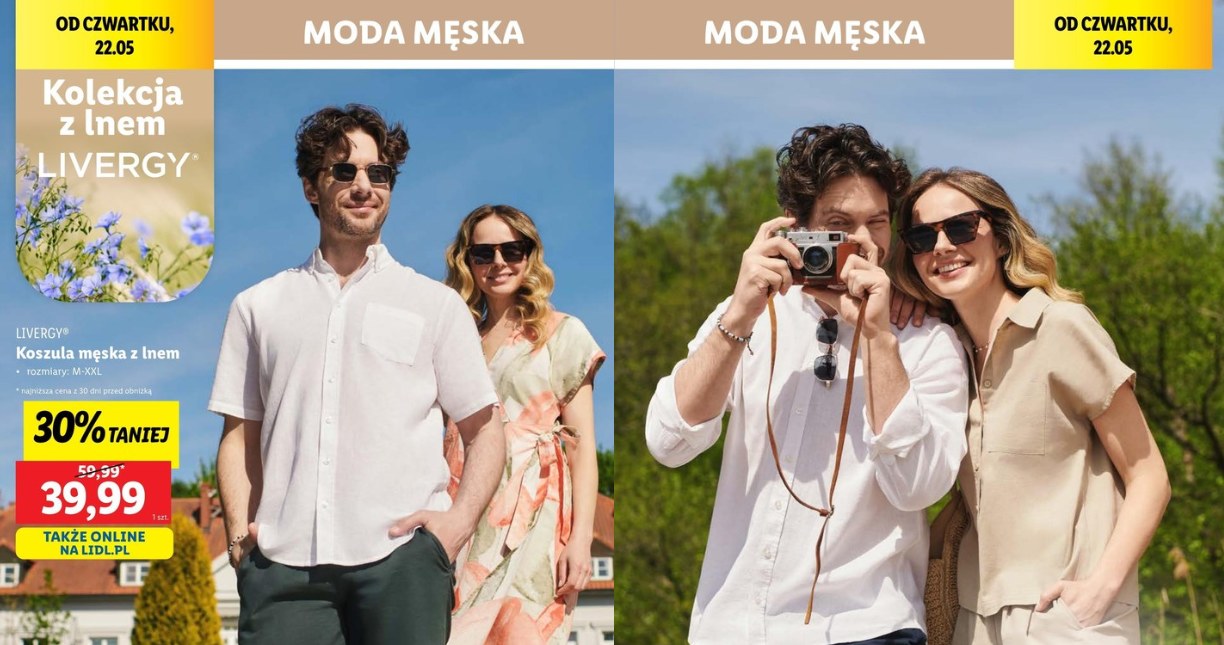Ta lniana kolekcja z Lidla to hit sezonu. Ceny zaskakują! /Lidl /INTERIA.PL