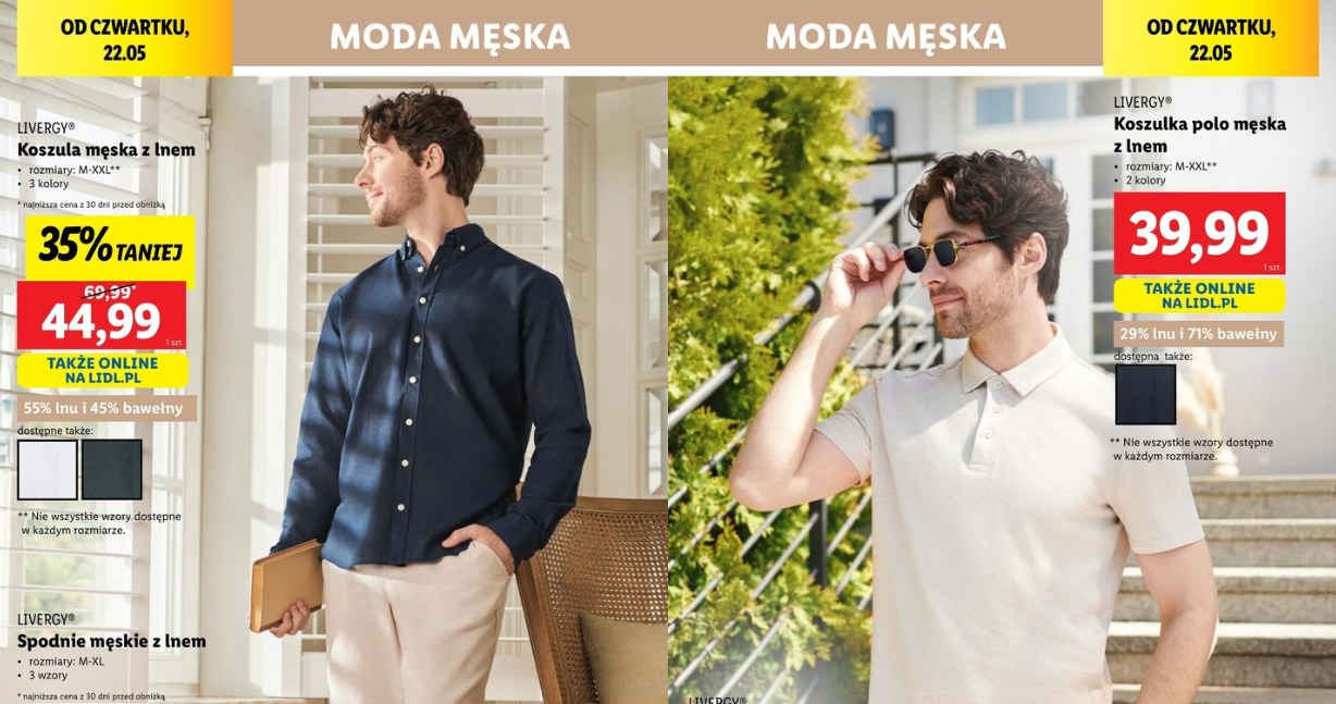 Ta lniana kolekcja z Lidla to hit sezonu. Ceny zaskakują! /Lidl /INTERIA.PL