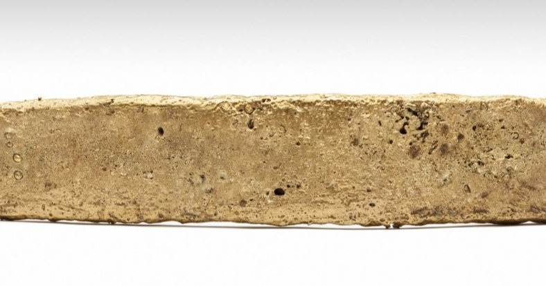 Ta sztabka złota to część skarbu skradzionego Aztekom /materiały prasowe